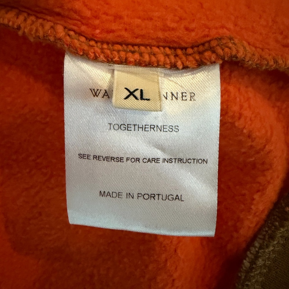 Wales Bonner Orange and Brown Hoodie - Picture 5 of 6